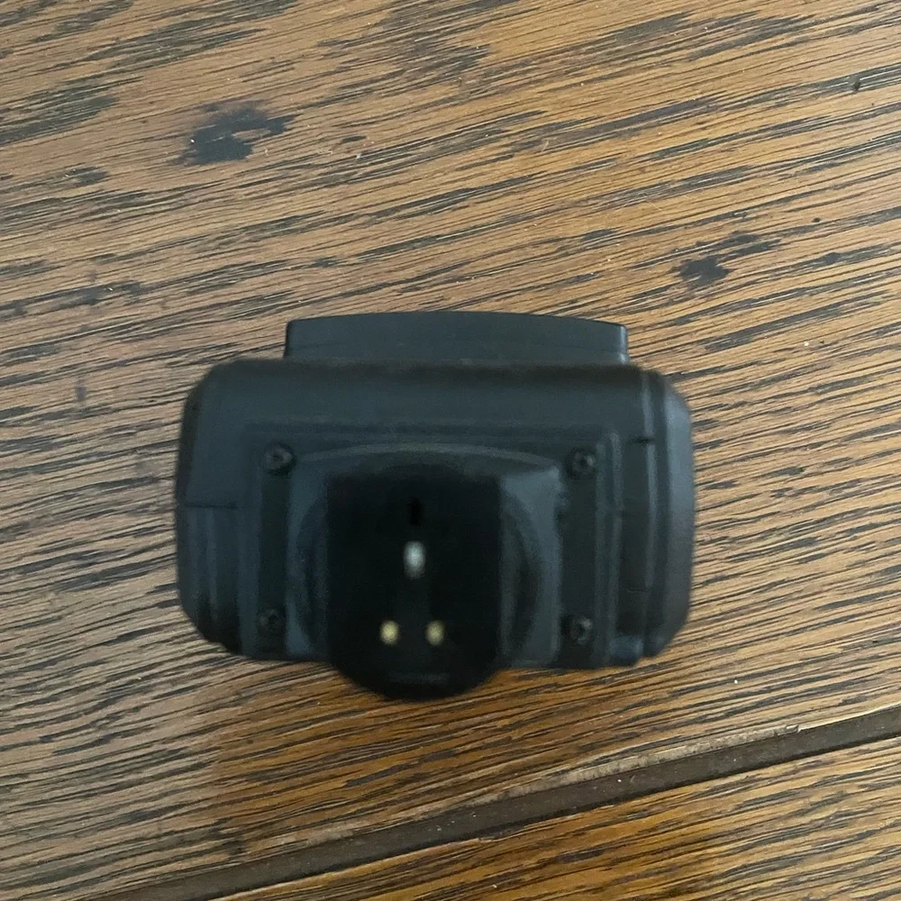 Black Compact Camera Flash with Diffuser